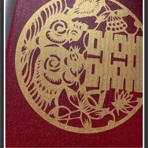 Premium Red and Gold Game Set Cover for Home Board Games